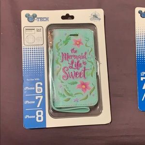 Little Mermaid iPhone 6S/7/8 Phone Case and Wallet